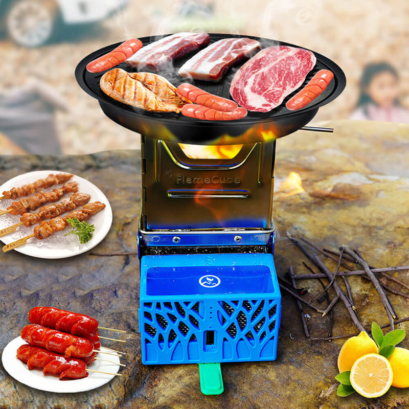 Portable Camp Stove with energy generator