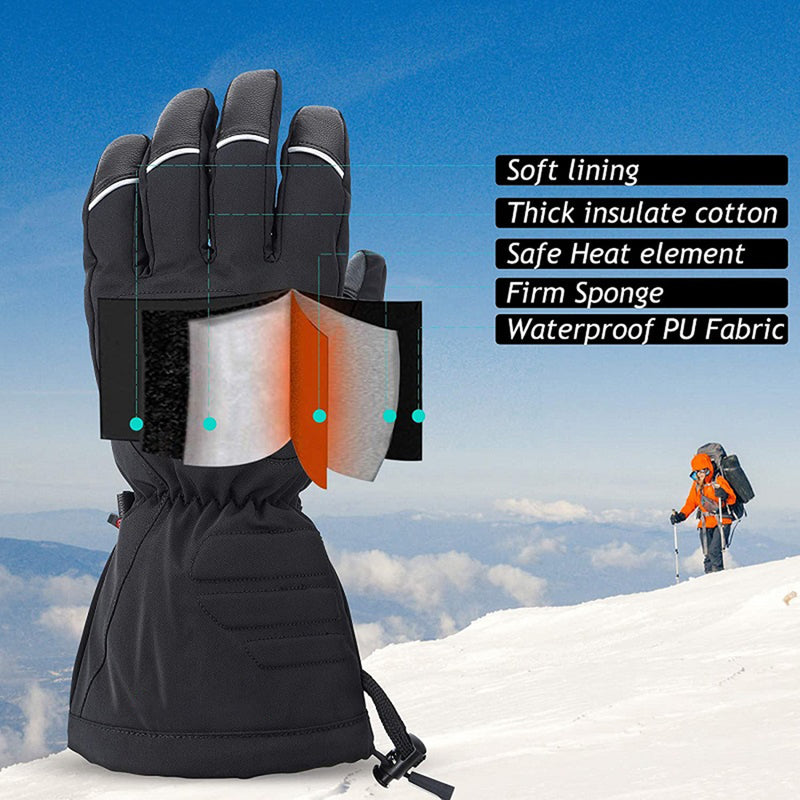 SW09 Thin Heated Gloves for Hiking Riding Running