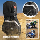 Sunwill Guantes de motocicleta con calefacción profesional Guantes eléctricos con batería recargable Invierno Impermeable Montar Esquí Bicicleta Ciclismo Caza Pesca Snowboard Guantes Calentador de manos