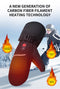 S67E Heated Rechargeable Snow Mitts with 7.4V 2200mAh Battery