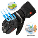 Sunwill Guantes de motocicleta con calefacción profesional Guantes eléctricos con batería recargable Invierno Impermeable Montar Esquí Bicicleta Ciclismo Caza Pesca Snowboard Guantes Calentador de manos