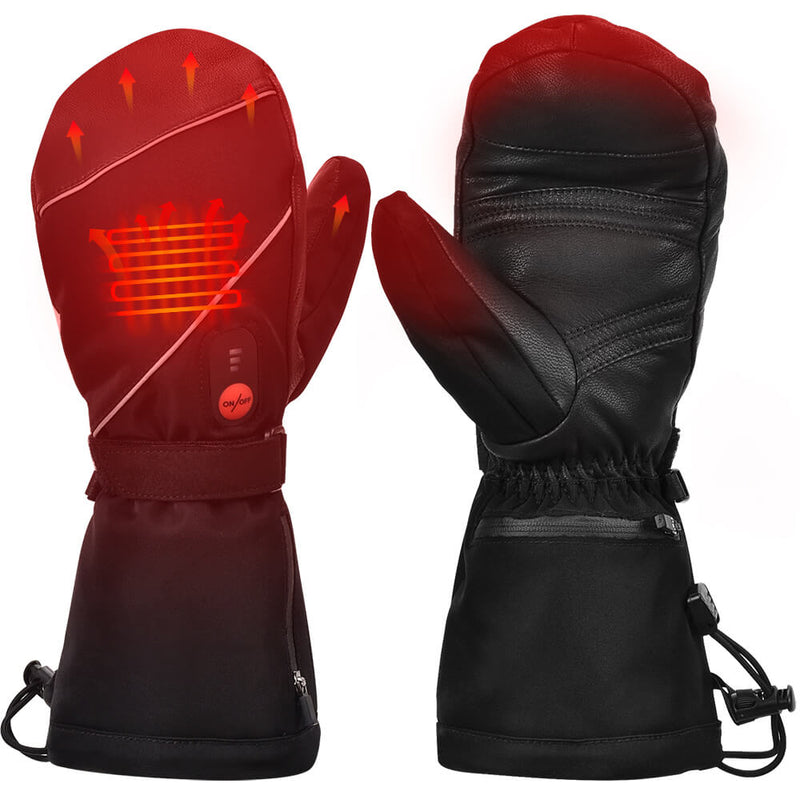 SD30 Palm Leather Electric Heated Mitten
