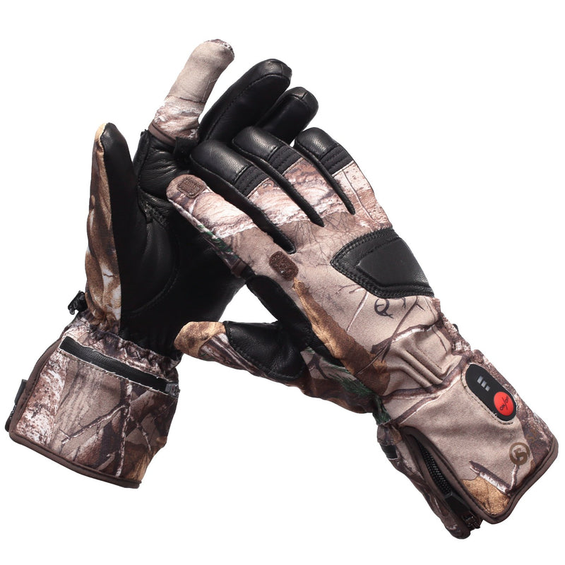 Guantes calefactables de camuflaje para motocicleta S32D