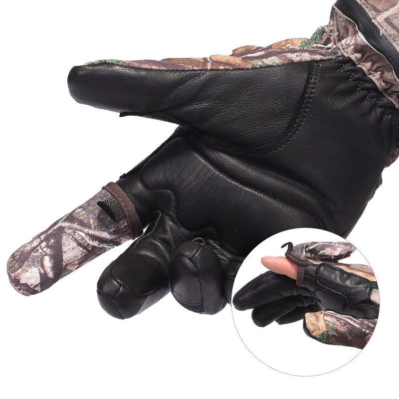 Guantes calefactables de camuflaje para motocicleta S32D