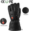 Guantes calefactables de cuero