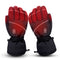 Snow Deer Unisex Calentado Guantes Eléctricos Mejorados Esquí Nieve Mitones Guantes