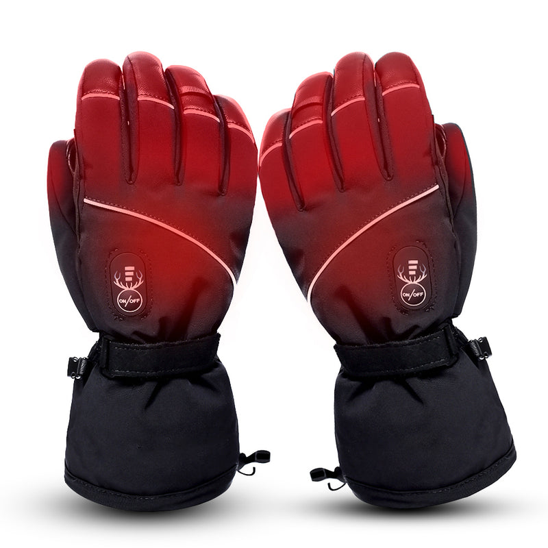 Snow Deer Unisex Calentado Guantes Eléctricos Mejorados Esquí Nieve Mitones Guantes