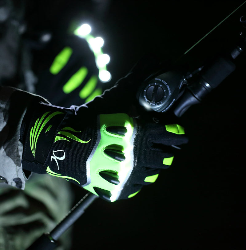 Led Gloves Finger lights Cycling Gloves Outdoor For Fishing