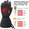 SW09 Thin Heated Gloves for Hiking Riding Running