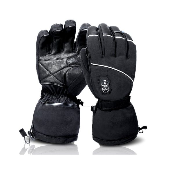 Snow Deer Unisex Calentado Guantes Eléctricos Mejorados Esquí Nieve Mitones Guantes