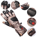 Guantes calefactables de camuflaje para motocicleta S32D