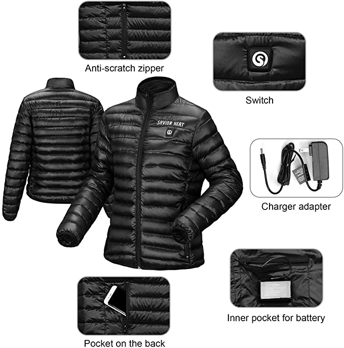 Heated Vest Heating Jacket for Hiking, Camping,Fishing