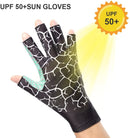 Uv protection fishing gloves