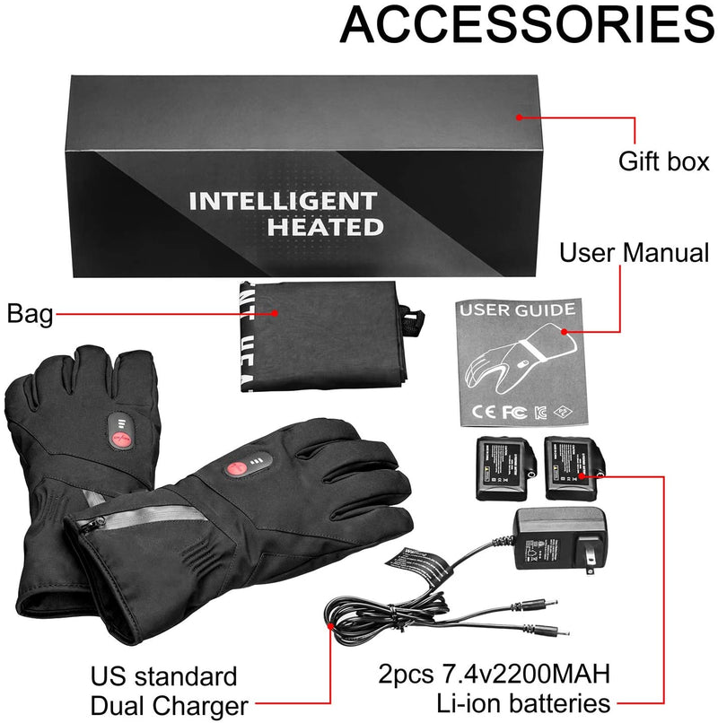 SW88 Thin Heated Gloves for Hiking Riding Running