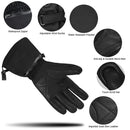 SD15 Unisex Heated Gloves for Ski Skating Snow Camping Hiking