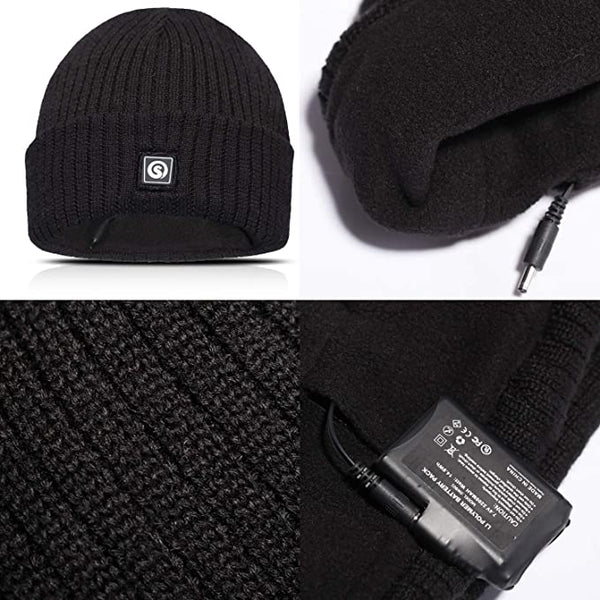 Gorro polar con calefacción