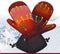 Uppvärmda vantar Elektriska skidhandskar Herr Dam, Saviour 2021 Palm & Handback Uppvärmda uppladdningsbara snövantar med 7,4V 2200mAh batteri för vinterskridskoåkning Camping Jakt Vandring Kalla händer