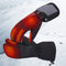 Manoplas eléctricas con batería para hombres y mujeres, manoplas de esquí recargables con dedo de cangrejo flexible 2021 con batería de 7,4 V 2200 mAh para patinaje sobre nieve en invierno, camping, caza, senderismo, motocicleta